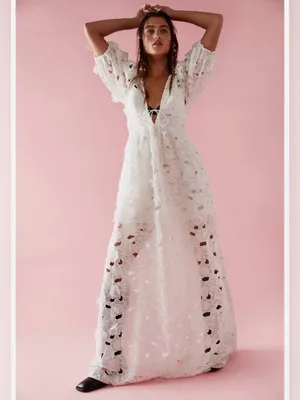 For Love & Lemons Serena Maxi Dress thumbnail 4