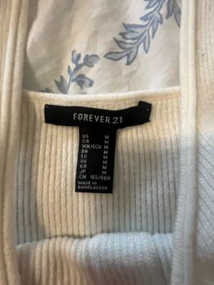 Forever 21 Cream Top Tank thumbnail 2