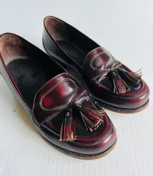 Bottega Veneta Sz 35.5 Merlot Astaire Calfskin Leather Slip On Loafer Shoes thumbnail 1