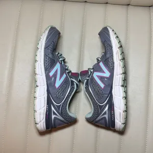 New-balance Women's Grey and Green Trainers thumbnail 8