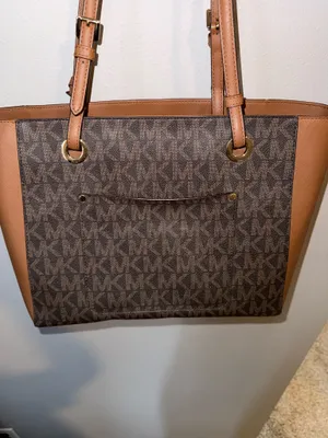 Michael Kors MK Logo Tote thumbnail 5