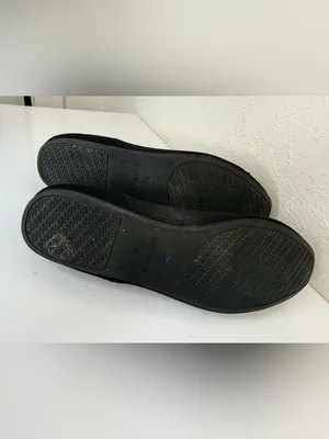 Rothy’s Black Rosette Flower Ballet Flats Size 8 thumbnail 5