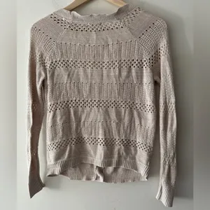 Garage V-Neck‎ Beige Button Cardigan thumbnail 2