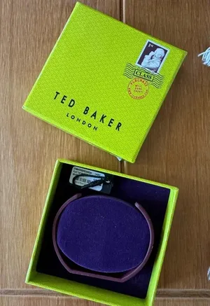 Ted Baker Happen Flat-Top Metal Bangle thumbnail 1