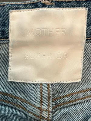 Mother jeans Trickster skimp fray thrill seeker raw hem distressed blue denim 24 thumbnail 12
