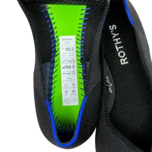 Rothy's The Point II Black Flats Pointed Toe In Love Insole Ballet Flats 6.5 thumbnail 11