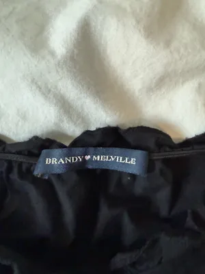 Brandy Melville Black Button Up Going Out Top thumbnail 4