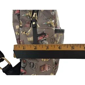 Harry Potter Backpack‎ Grey Platform 9 3/4 Hogwarts Express Faux Leather Bag OS thumbnail 8