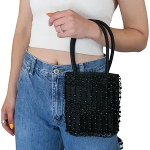 Vintage Y2K Black Beaded Mini Bag thumbnail 2