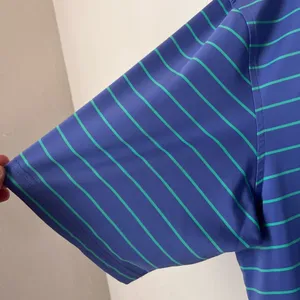 Peter Millar Summer comfort blue striped polo shirt size XL thumbnail 4