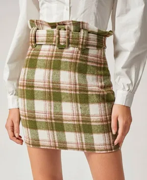 Boutique Plaid Skirt thumbnail 1