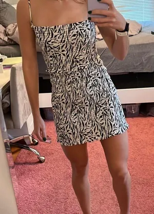 AFRM Zebra Print Dress thumbnail 1