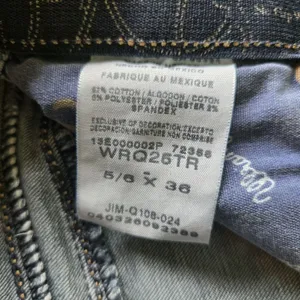 Wrangler Q-Baby Bootcut Jeans Womens 5/6 x 31 Western Stretch Low Rise Rodeo Y2K thumbnail 4