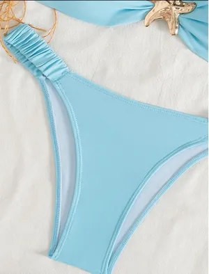 Women's Starfish Decor Bikini Set Blue thumbnail 4