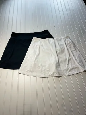 Walter Hagen Womens Athletic Golf‎ Skort Set 2pc Black White Performance Large thumbnail 2
