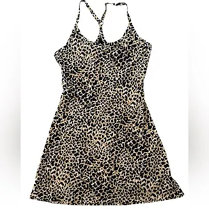 Outdoor Voices The Exercise Dress NEW Version Leopard Print Tennis Running XS thumbnail 3