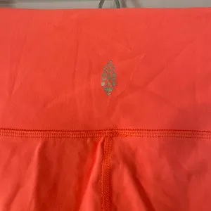 Free People Movement Coral Pink Leggings Pants Tights Active Women's size Small thumbnail 7