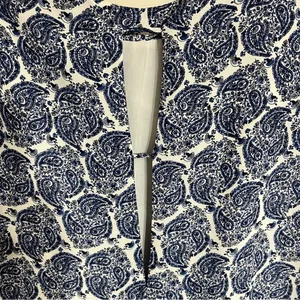 Women's Lulus Taj Mahal Tour Lined Shift‎ Dress in Blue & White Size Medium thumbnail 11