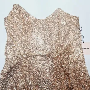 Superdown Stevie Sweetheart Mini Dress in Gold Sequin Medium thumbnail 4