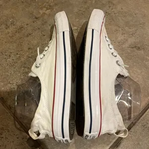Converse Chuck Taylor All Star White Shorline Slip-onSneaker Shoes Womens Size 8 thumbnail 8