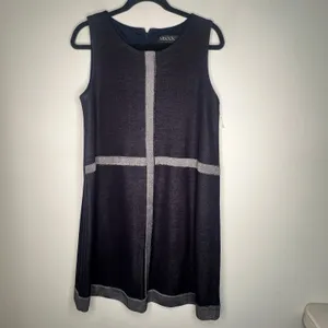Misook Retro Shift Mini Dress Size Small thumbnail 2