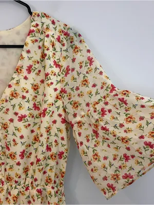 Lost + Wander Love in Bloom Floral Ruffle Mini Dress mini dress thumbnail 7