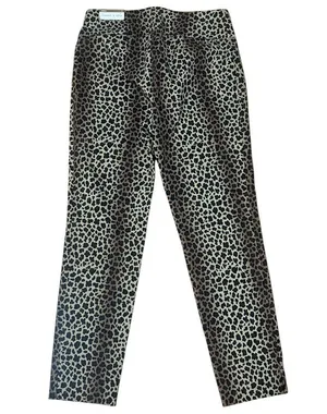 Cooper & Ella Boutique Women’s Leopard Print Skinny Ankle Wrinkle Free Pants NWT thumbnail 2