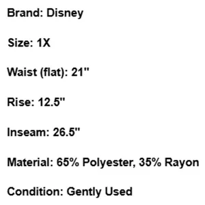 Disney Sweatpants Joggers Mickey Winter Graphic Athleisure Lounge Cozy Gray 1X thumbnail 3
