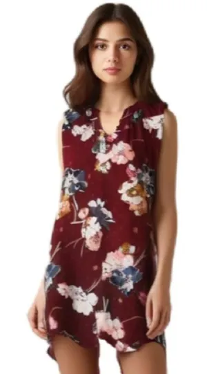Old Navy Floral‎ Shift Dress Size Large thumbnail 1