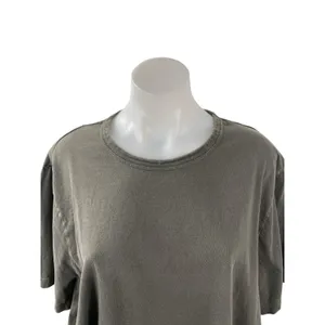 Madewell All Day Tee Oversized Gray Short Sleeve Crew Neck Boxy T-Shirt Top XL thumbnail 2