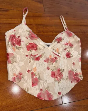 Floral Corset Tank Top Windsor thumbnail 3
