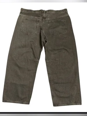 Madewell The Darted Barrel-Leg Jean button fly washed black NW235 Size 33 NWT thumbnail 6
