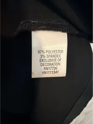 Converse One Star Women's Small Black Satin Dress thumbnail 6