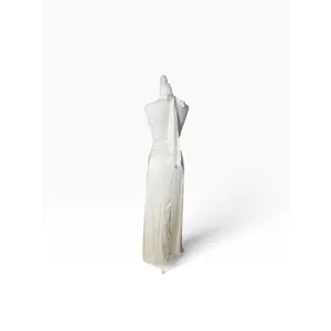 Lulus Womens White Satin Strapless Maxi Dress XS thumbnail 3