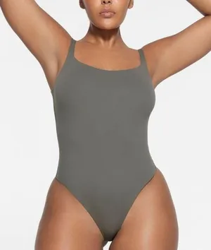 Skims Fits Everybody Square Bodysuit thumbnail 1