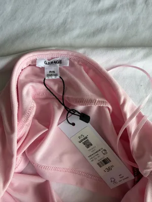 light pink garage halter top nwt thumbnail 3