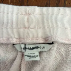 AEO American Eagle Panda PJ Pants Size M Pink thumbnail 2