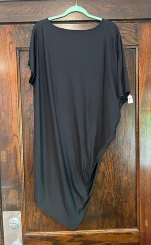ATHLETA Sunlover Hilo UPF Asymmetrical Dress Black thumbnail 5