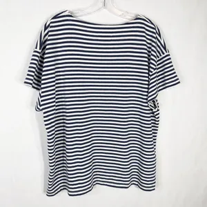 Madewell XL Top Organic Cotton Lyndale Oversized Tee Classic‎ Indigo Blue 1298 thumbnail 4
