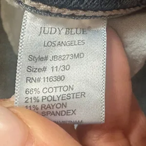 Judy Blue Distressed Blue‎ Denim Jeans Relaxed Fit Size 11 30 JB8273MD thumbnail 5