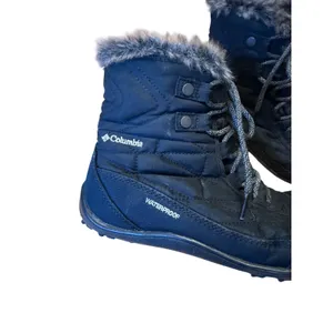 Columbia Women Minx Shorty Ill Snow Boot Black Waterproof Quilted Fur Lining 8.5 thumbnail 2