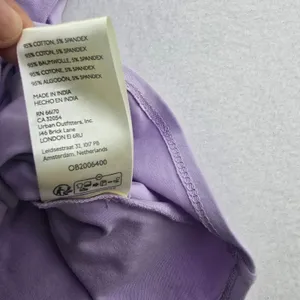 Maeve‎ Anthropologie -1635 NWT Lavender Ruffle One Shoulder Top Lavander Large thumbnail 7