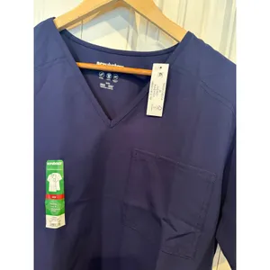Scrubstar‎ Navy Scrub Top Size Medium thumbnail 3