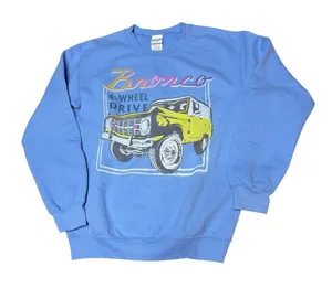 JUNK FOOD BRONCO 4WD FORD FLEECE CREW SWEATSHIRT size XS thumbnail 1