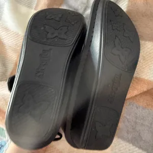 Alegria Paloma‎ Black Leather Embossed Mary Jane Shoes Women Comfort 36 US 6 thumbnail 8