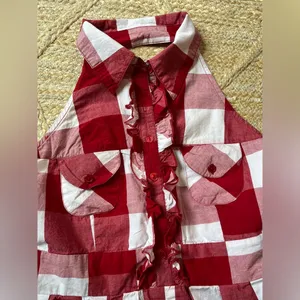 Red and White Checked Dress by Pretty Good thumbnail 2