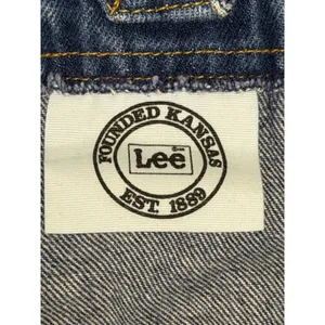 Vintage Lee Denim Overalls Medium Wash Button Front Made in USA‎ Size 7 76401-07 thumbnail 4