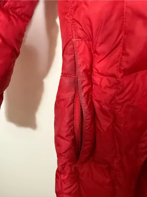 North Face Metropolis Red Parka Coat 550 Down Large thumbnail 6