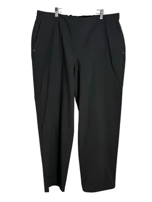 Lafayette 148 Pull On Straight Leg Pants Brown XL Stretch Waist Pockets thumbnail 11