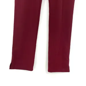 FIGS Yola Skinny Scrub Pants Burgundy S Tall thumbnail 3